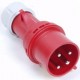 CEE stekker 32A 4-polig rood