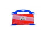 Afzetband 80mm breed. Rood/wit. Lengte 100m.