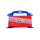 Afzetband 80mm breed. Rood/wit. Lengte 100m.