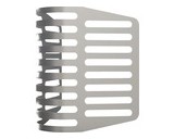 Stootvoegrooster 5cm RVS