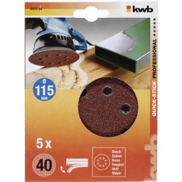 Schuurschijf klit 115 k40  4918-04 KWB