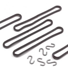 COVER SPANRUBBERS MET S-HAKEN 5 STUKS