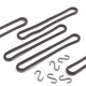 COVER SPANRUBBERS MET S-HAKEN 5 STUKS