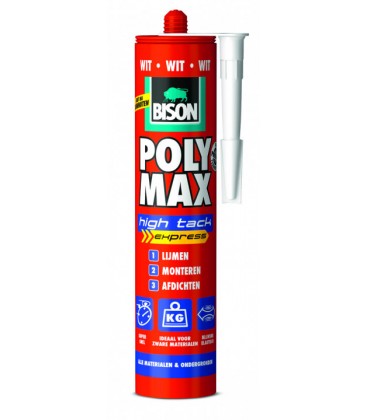Bison Poly Max® High Tack Express 430 g wit