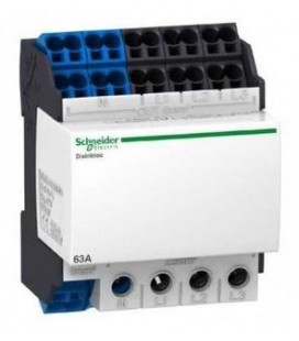 Schneider Electric LINERGY aansluitklem voor hoofdkabel 4p DIN-rail 24-aansluitingen - 04041