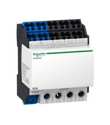 Schneider Electric LINERGY aansluitklem voor hoofdkabel 4p DIN-rail 24-aansluitingen - 04041