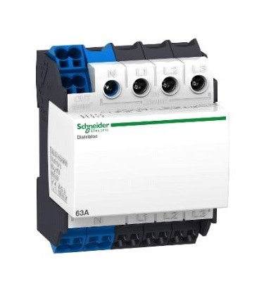 Schneider Electric LINERGY aansluitklem voor hoofdkabel 4p DIN-rail 24-aansluitingen - 04040