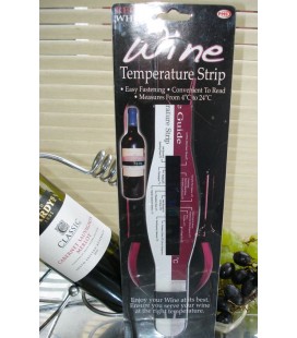Wijn temperatuur strip