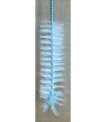 Radiator wisser. Nylon haar op RVS staaldraad.