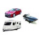 Auto, boot en caravan